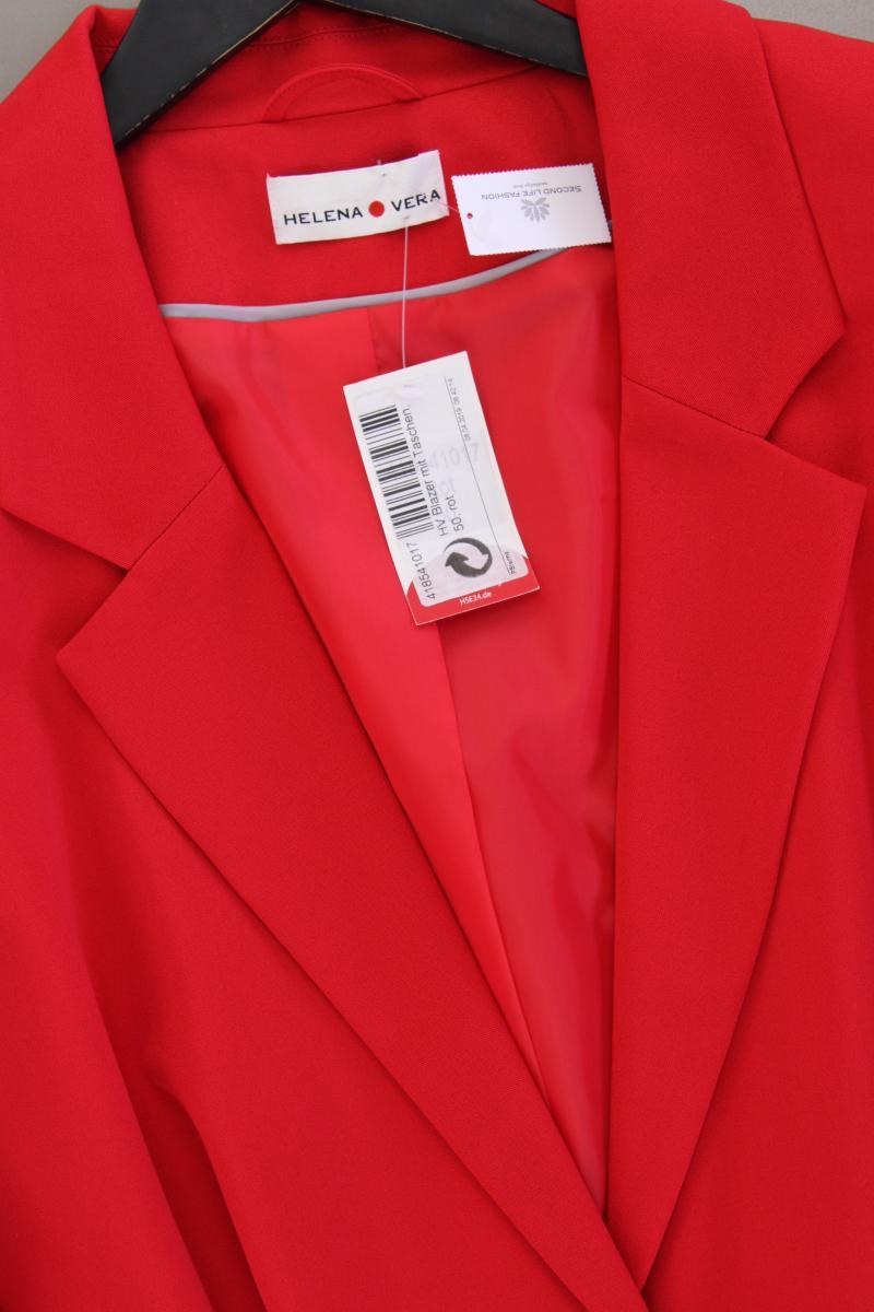 Helena Vera Longblazer Gr. 50 neu mit Etikett rot aus Polyester