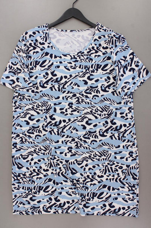 Helena Vera Nachtkleid Gr. 48 Kurzarm blau aus Viskose
