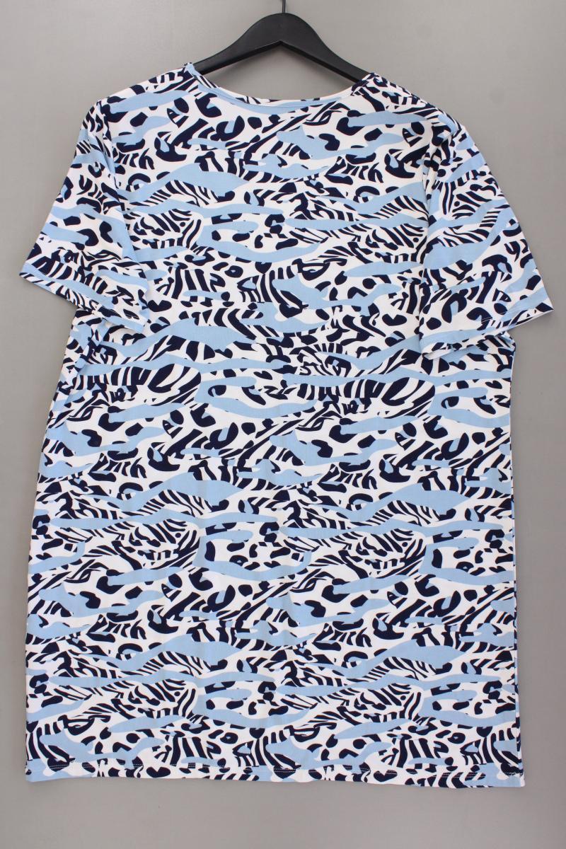 Helena Vera Nachtkleid Gr. 48 Kurzarm blau aus Viskose