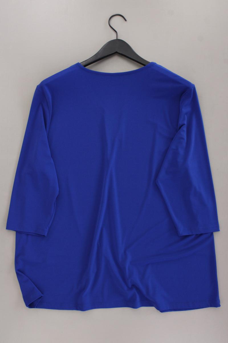 Dujolie Shirt Gr. 50 neuwertig 3/4 Ärmel blau aus Polyester
