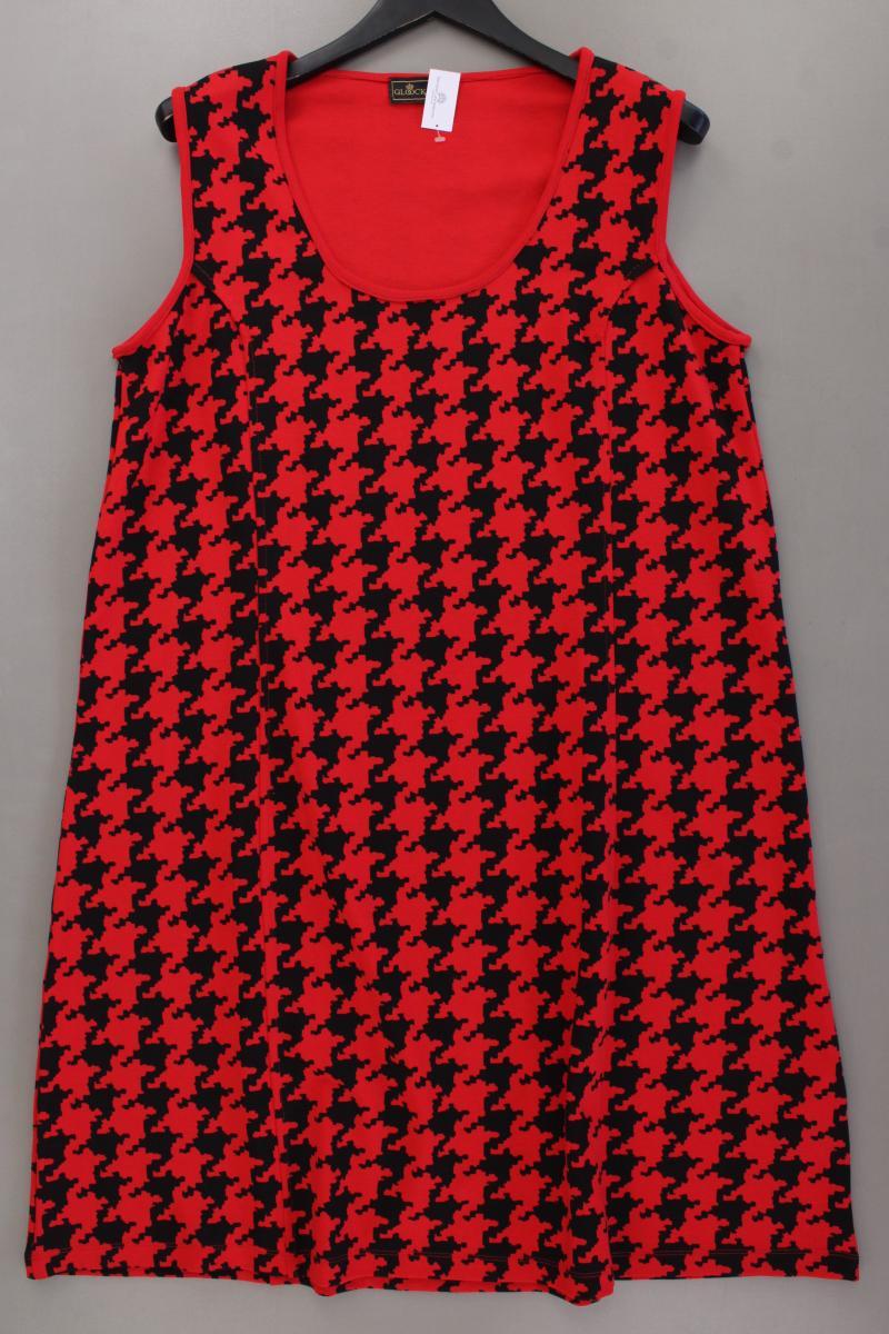 Glööckler Midikleid Gr. 48 Ärmellos rot