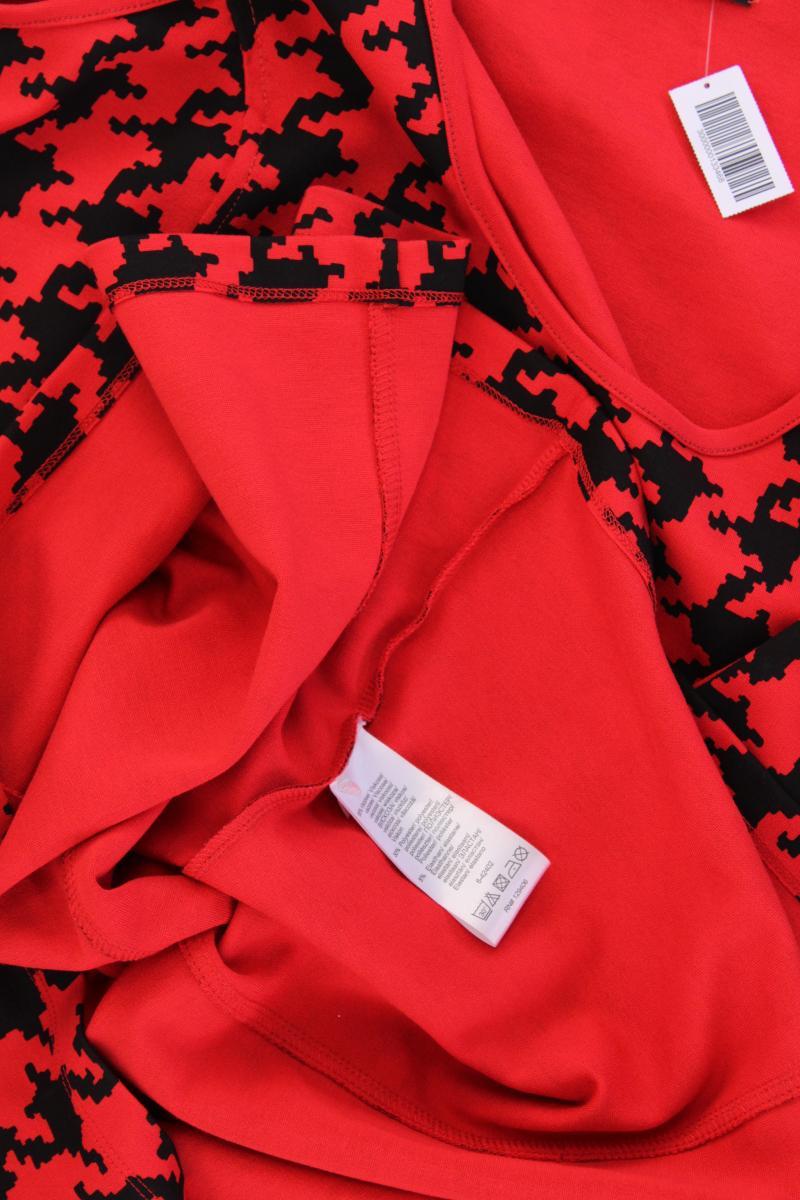 Glööckler Midikleid Gr. 48 Ärmellos rot