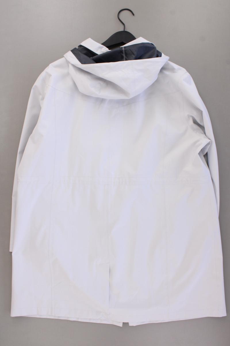 fiora blue Kapuzenmantel Gr. 50 neuwertig grau aus Polyester