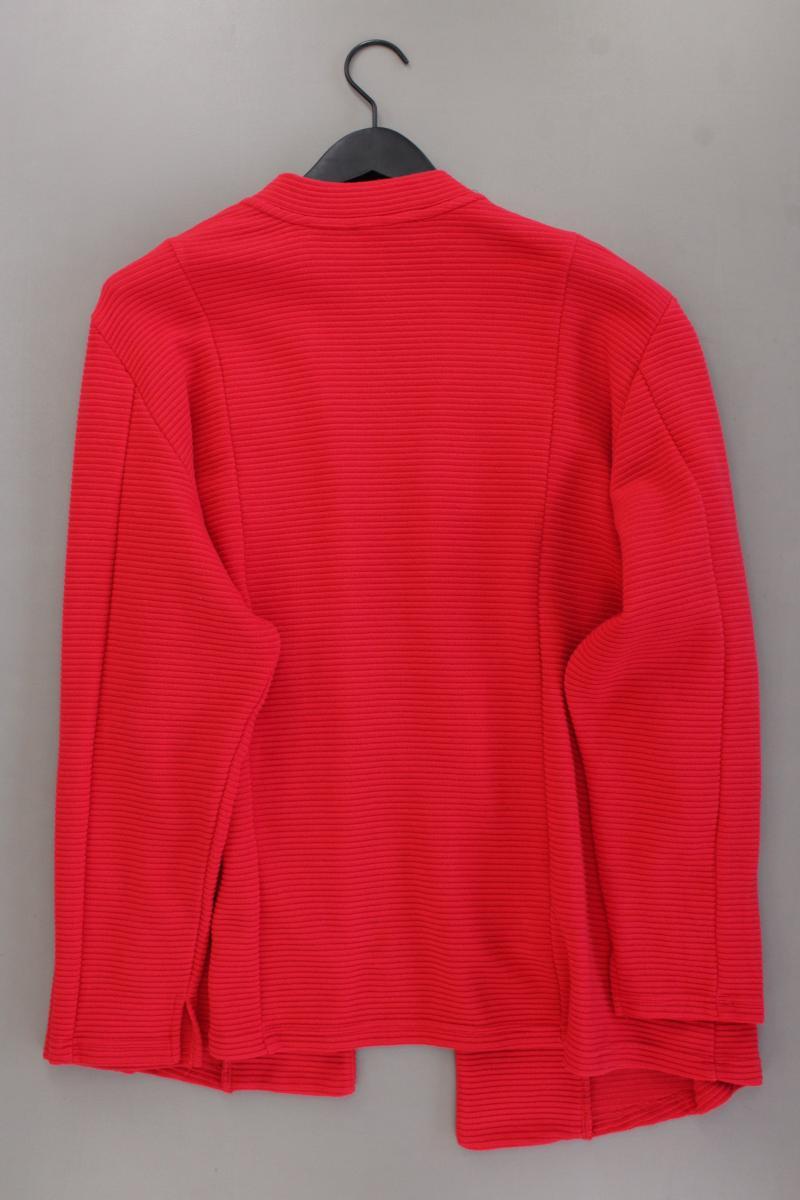 Helena Vera Strickjacke Gr. 52 Langarm rot aus Polyester