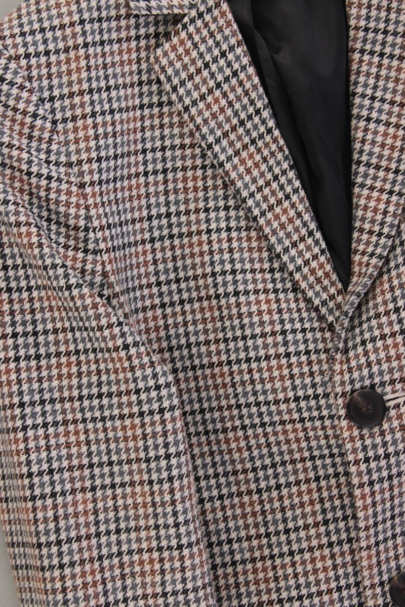 River Island Slim Mantel für Herren Gr. XS hahnentritt mehrfarbig aus Polyester
