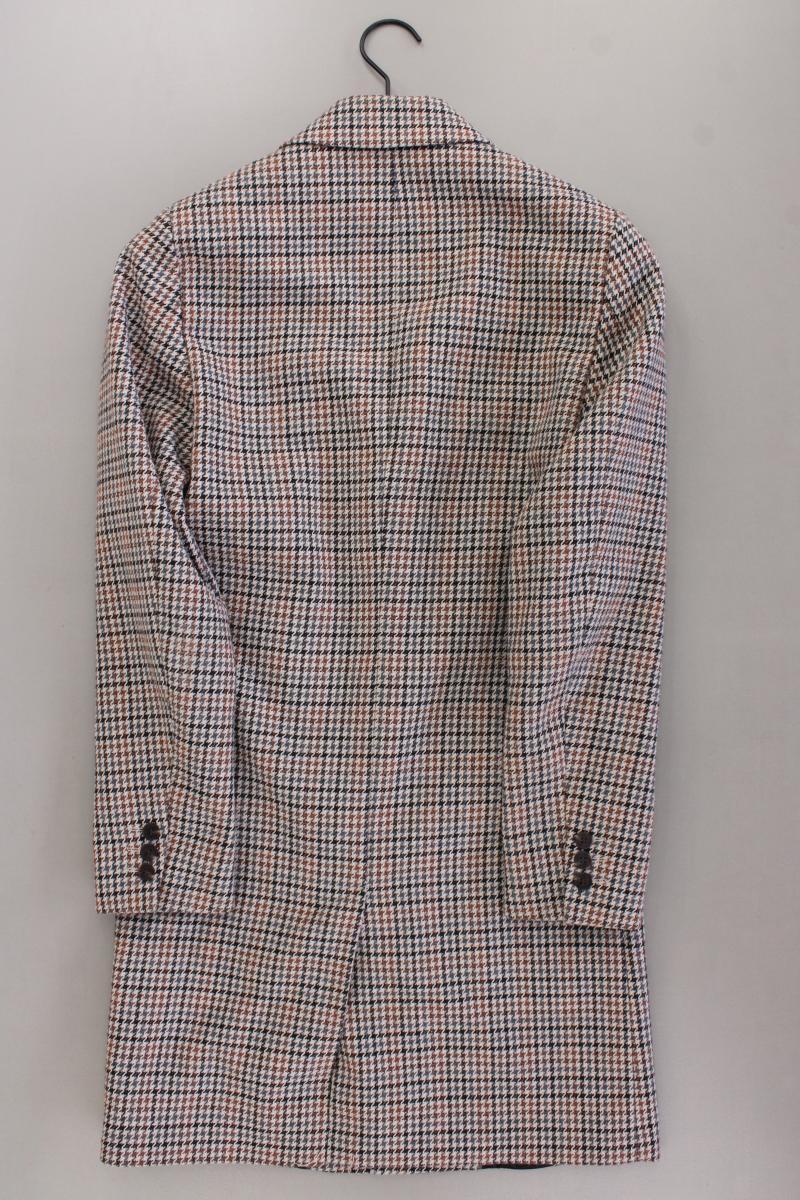 River Island Slim Mantel für Herren Gr. XS hahnentritt mehrfarbig aus Polyester