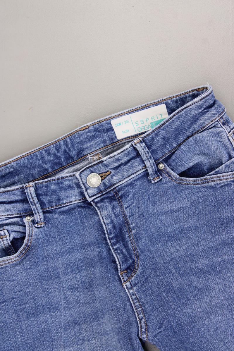 Esprit Organic Skinny Jeans Gr. W26/L32 blau aus Baumwolle