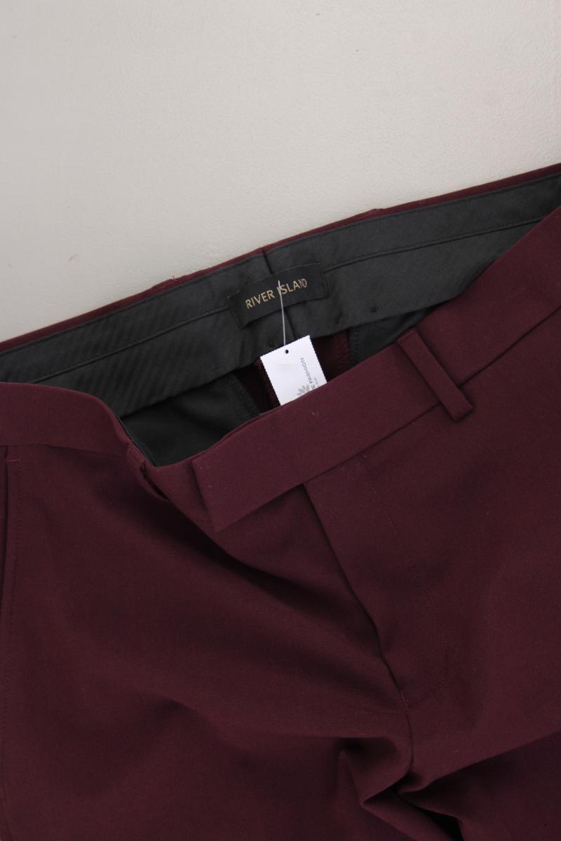River Island Anzughose Gr. W28 neuwertig lila aus Polyester