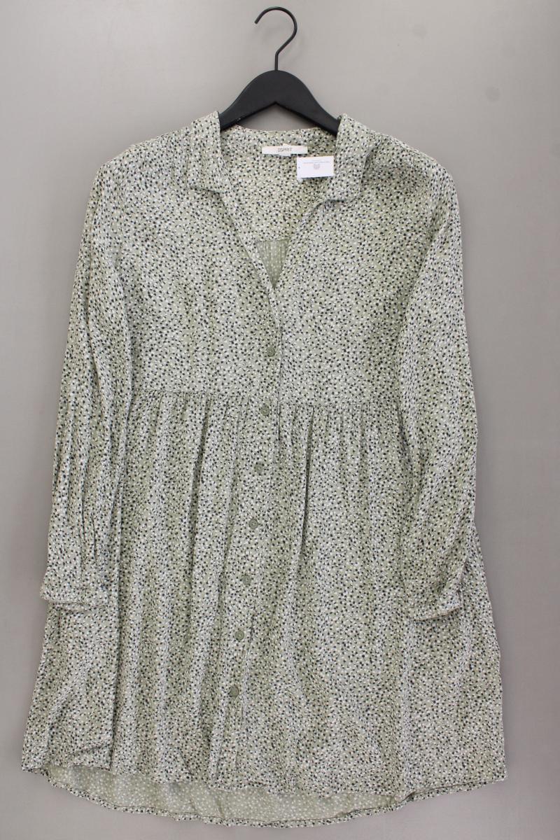 Esprit Langarmkleid Gr. 36 grün aus Viskose