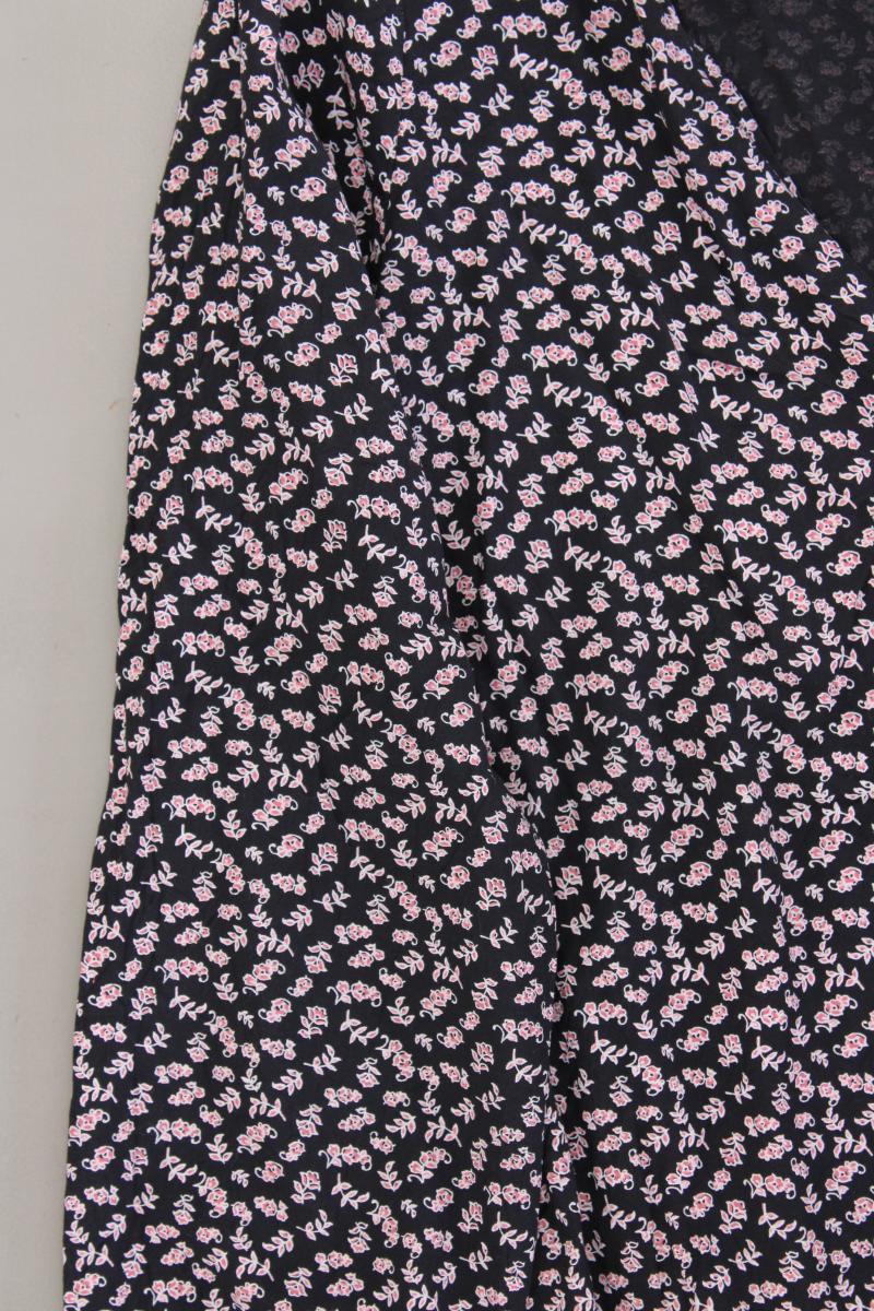 edc by Esprit Langarmbluse Gr. L mit Blumenmuster blau aus Viskose