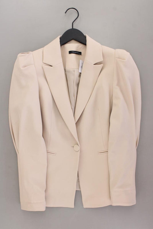 Trendyol Slim Blazer Gr. 36 neuwertig creme aus Polyester
