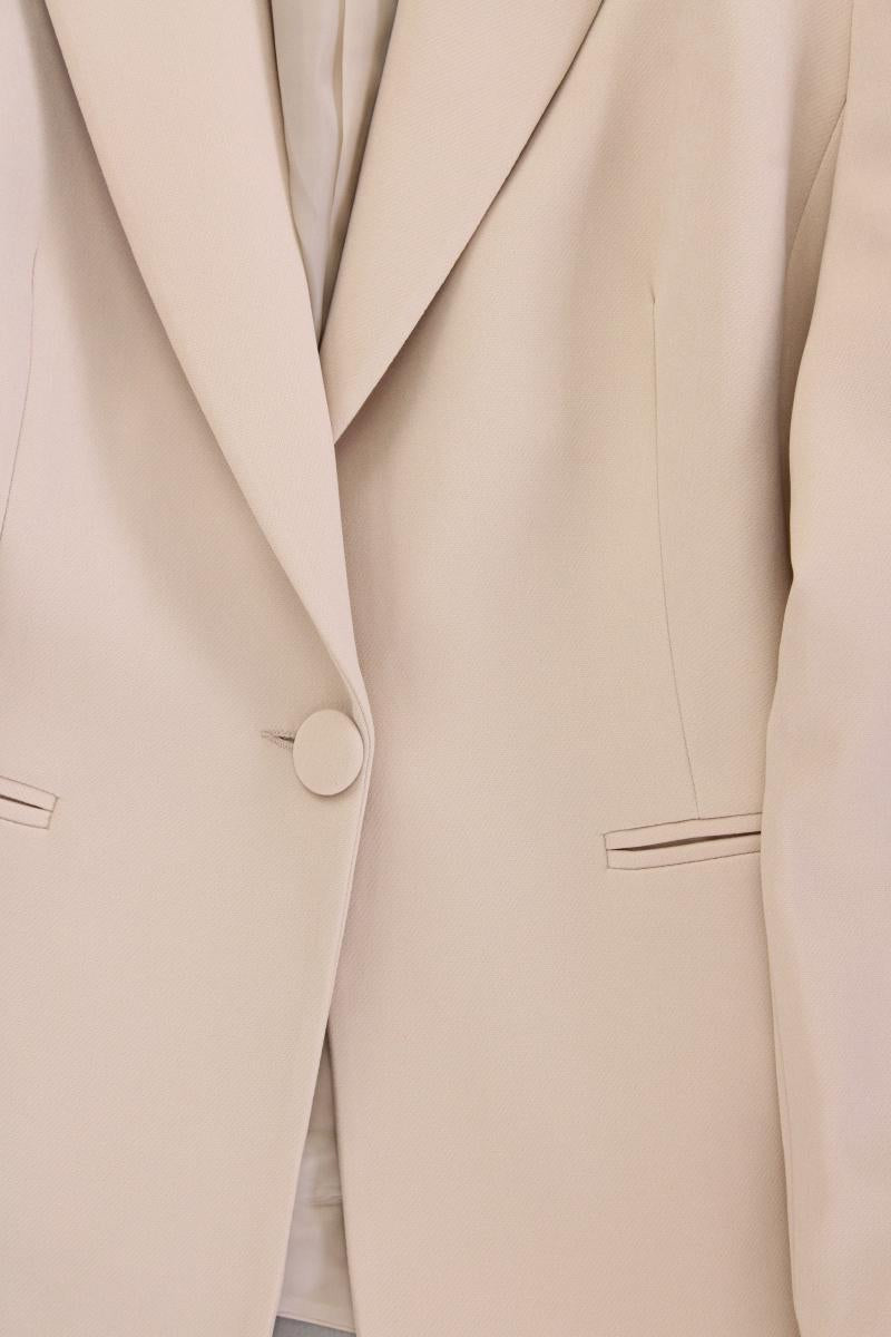 Trendyol Slim Blazer Gr. 36 neuwertig creme aus Polyester
