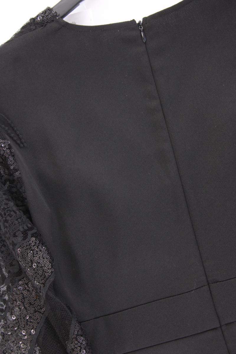 United Colors of Benetton Abendkleid Gr. M 3/4 Ärmel mit Pailletten schwarz