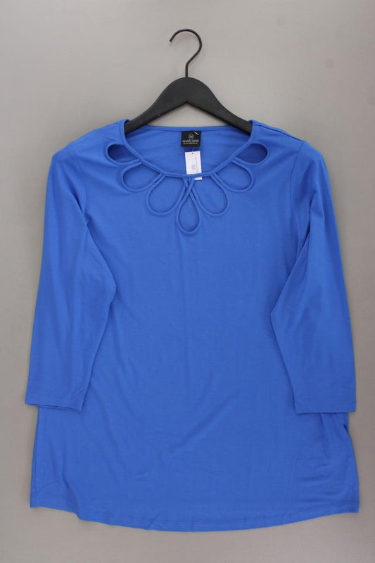Madeleine Classic Shirt Gr. 46 3/4 Ärmel blau aus Viskose