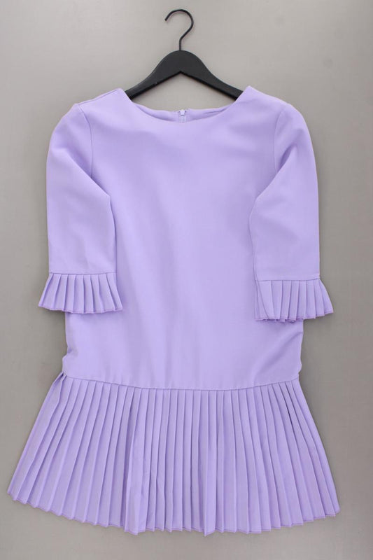 New Collection Plisséekleid Gr. M neuwertig 3/4 Ärmel lila aus Polyester