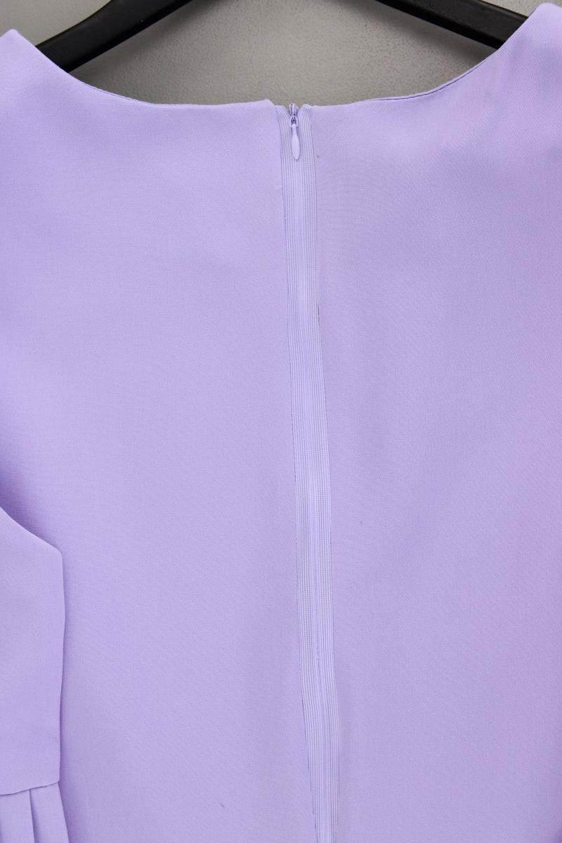 New Collection Plisséekleid Gr. M neuwertig 3/4 Ärmel lila aus Polyester