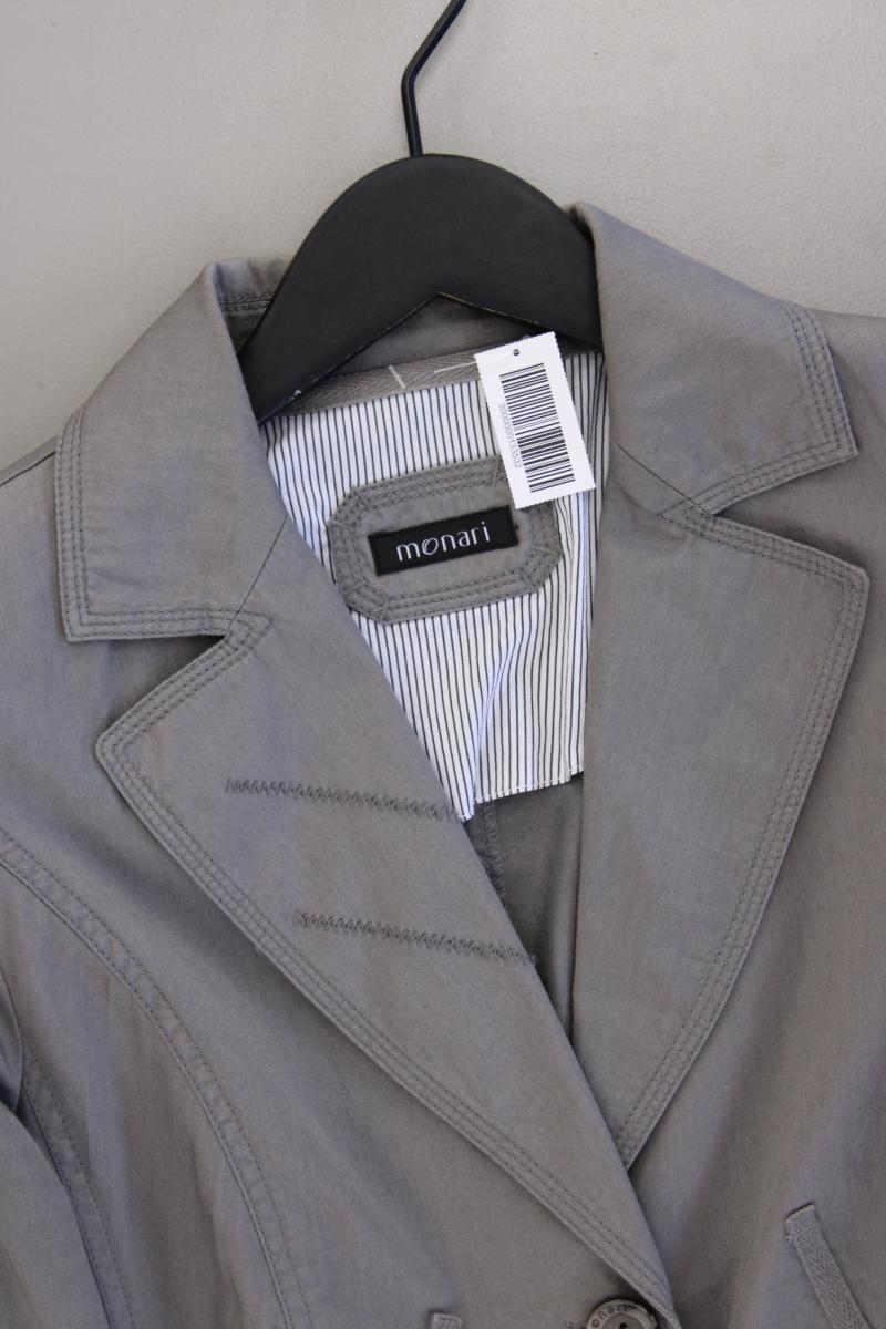 Monari Regular Blazer Gr. 38 grau aus Baumwolle
