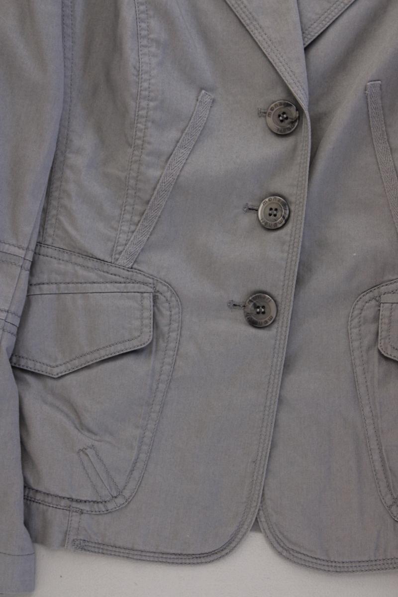 Monari Regular Blazer Gr. 38 grau aus Baumwolle