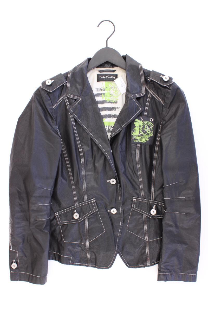 Betty Barclay Regular Jacke Gr. 40 schwarz aus Baumwolle