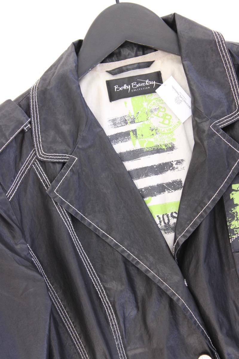 Betty Barclay Regular Jacke Gr. 40 schwarz aus Baumwolle
