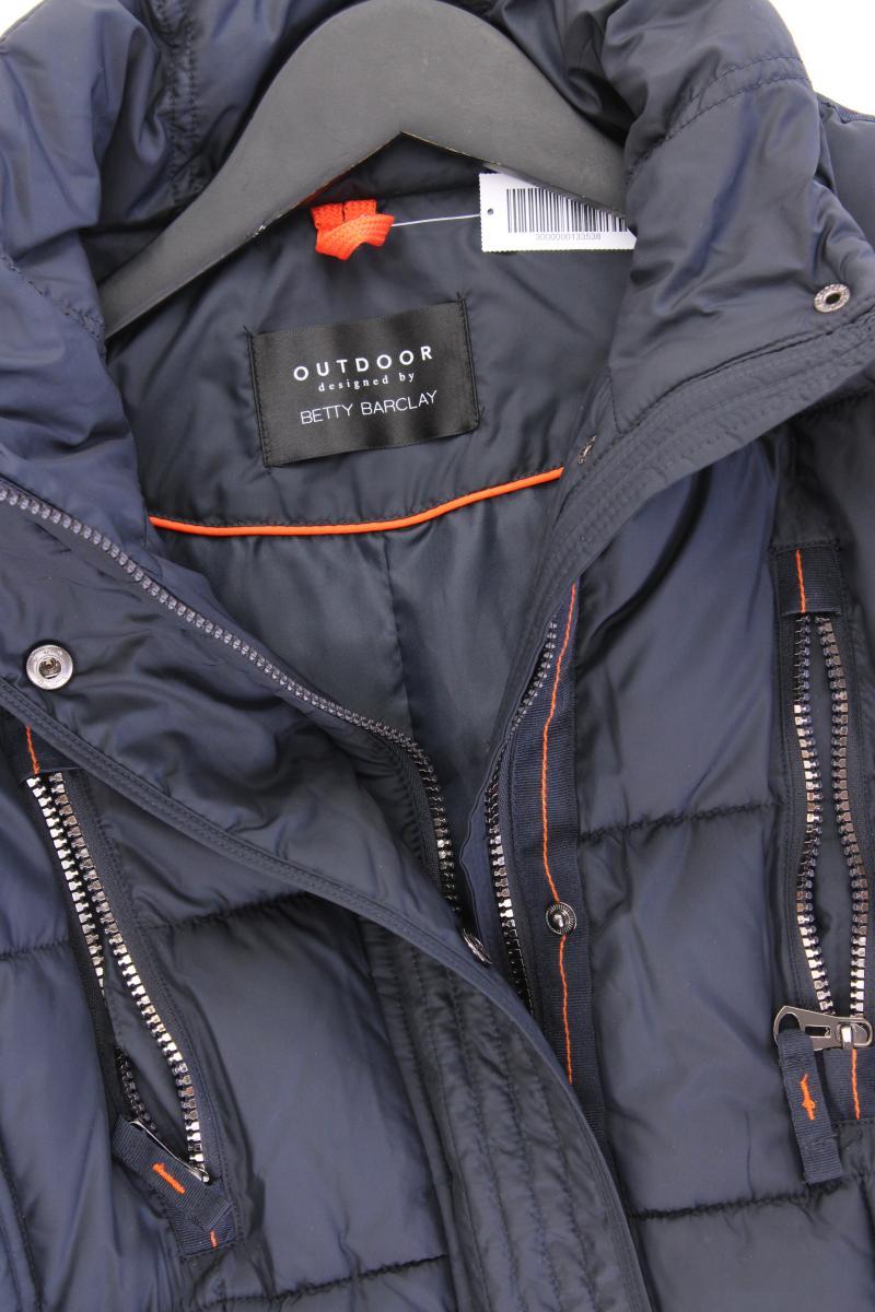 Betty Barclay Wintermantel Gr. 38 neuwertig blau aus Polyester