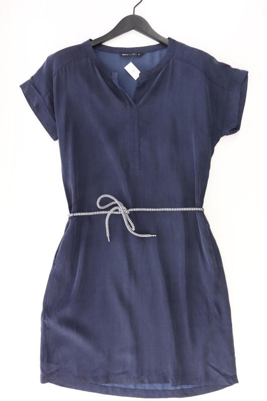 Expresso Kurzarmkleid Gr. 38 blau aus Baumwolle