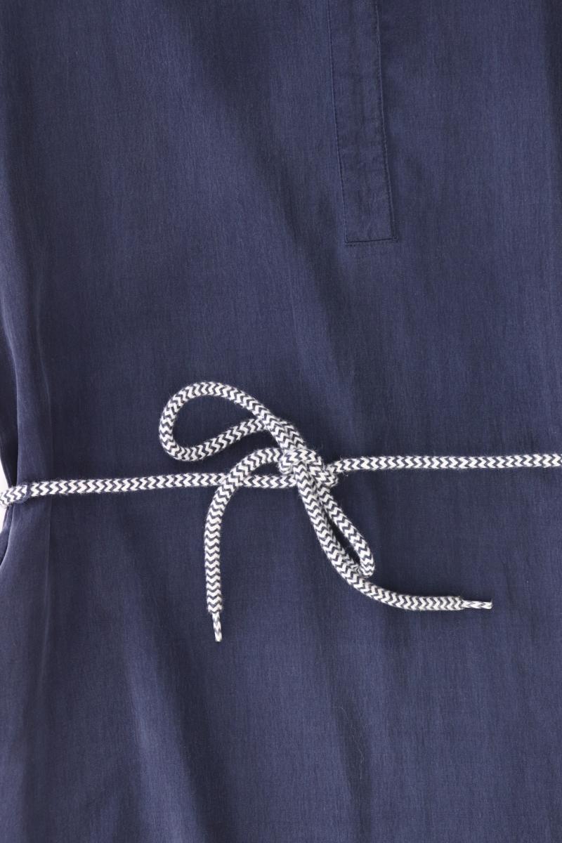 Expresso Kurzarmkleid Gr. 38 blau aus Baumwolle