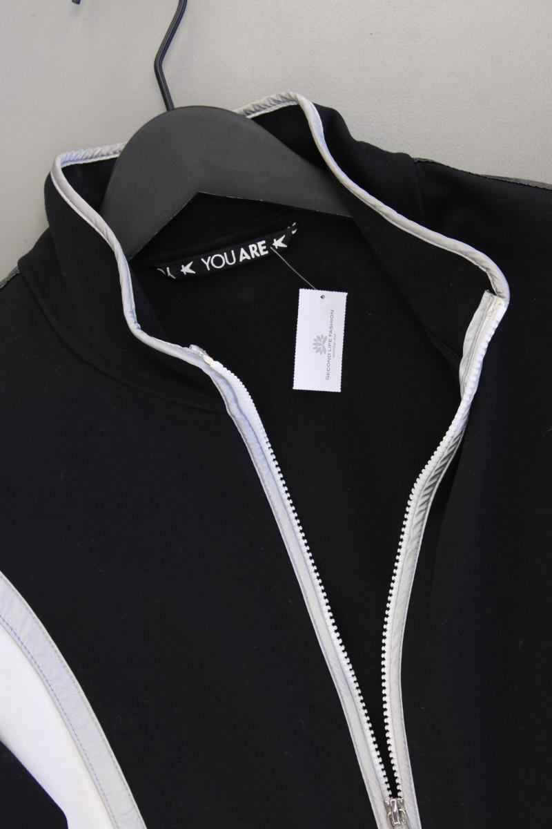 Fuchs Schmitt Übergangsjacke Gr. 40 schwarz aus Viskose