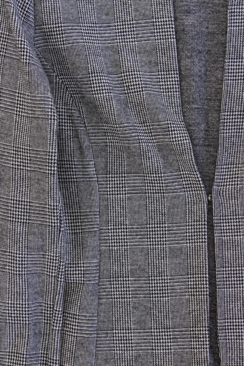 Tom Tailor Regular Cardigan Gr. L hahnentritt Langarm grau aus Baumwolle