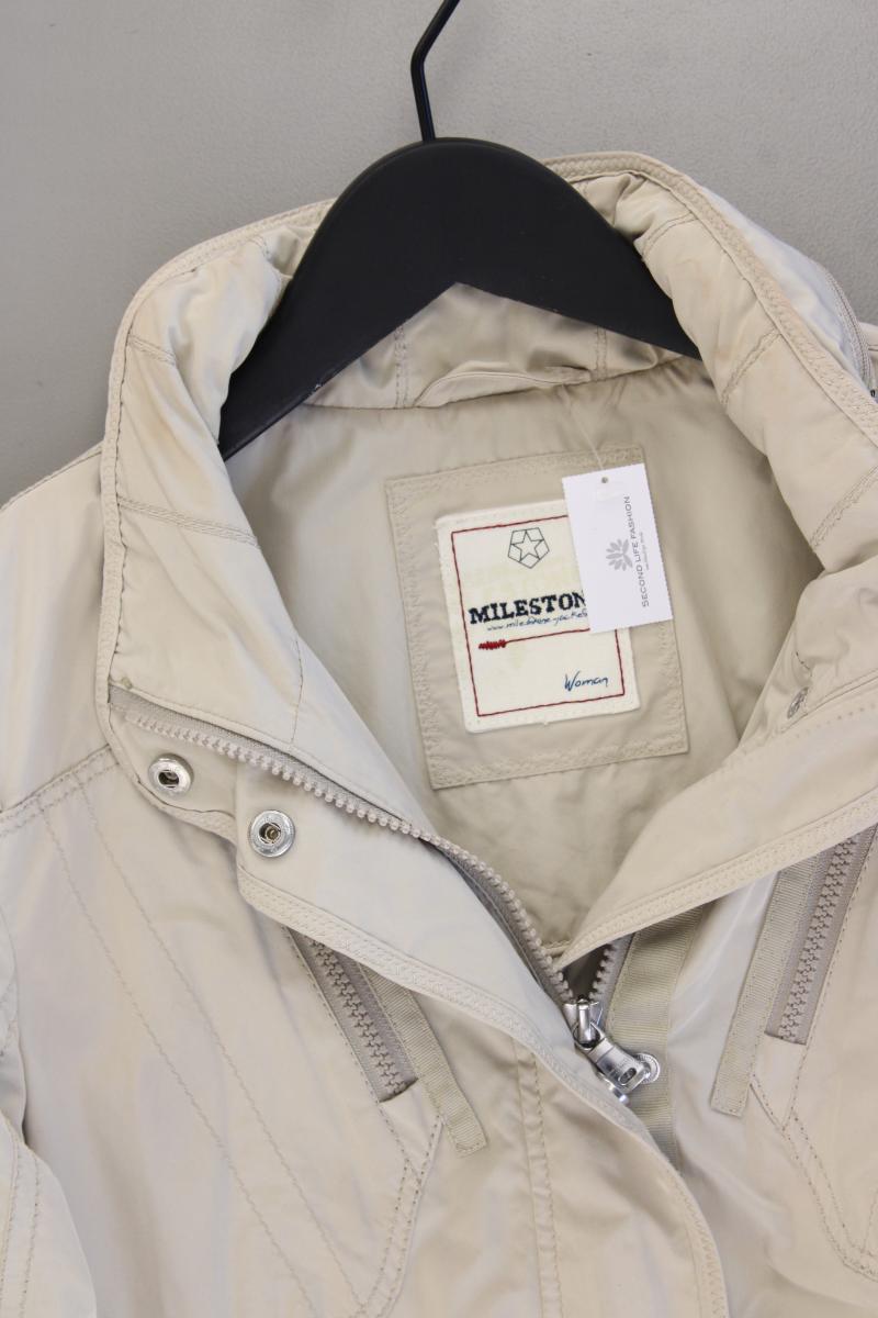 Milestone Übergangsjacke Gr. 38 creme aus Polyester