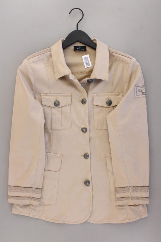 Monari Übergangsjacke Gr. 40 braun aus Baumwolle