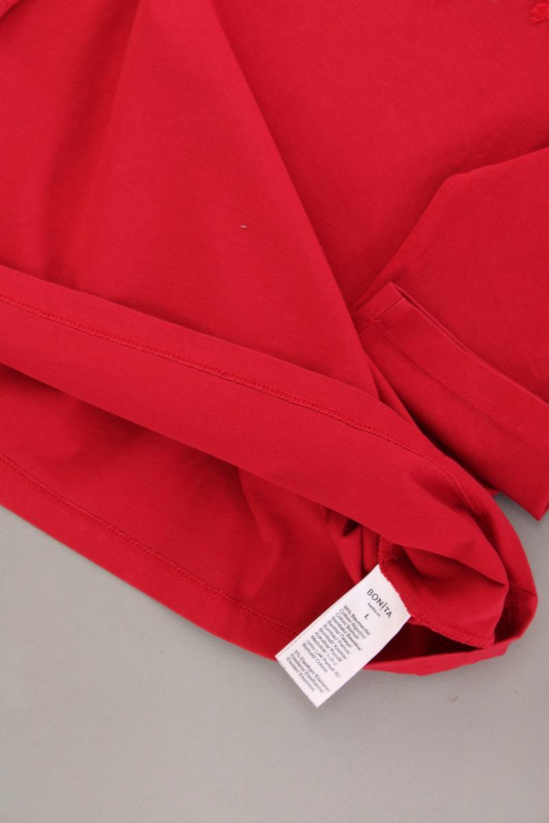Bonita Classic Shirt Gr. L neuwertig 3/4 Ärmel rot aus Baumwolle