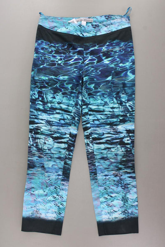 Ashley Brooke Hose mit Wassermuster Gr. 36 blau aus Baumwolle