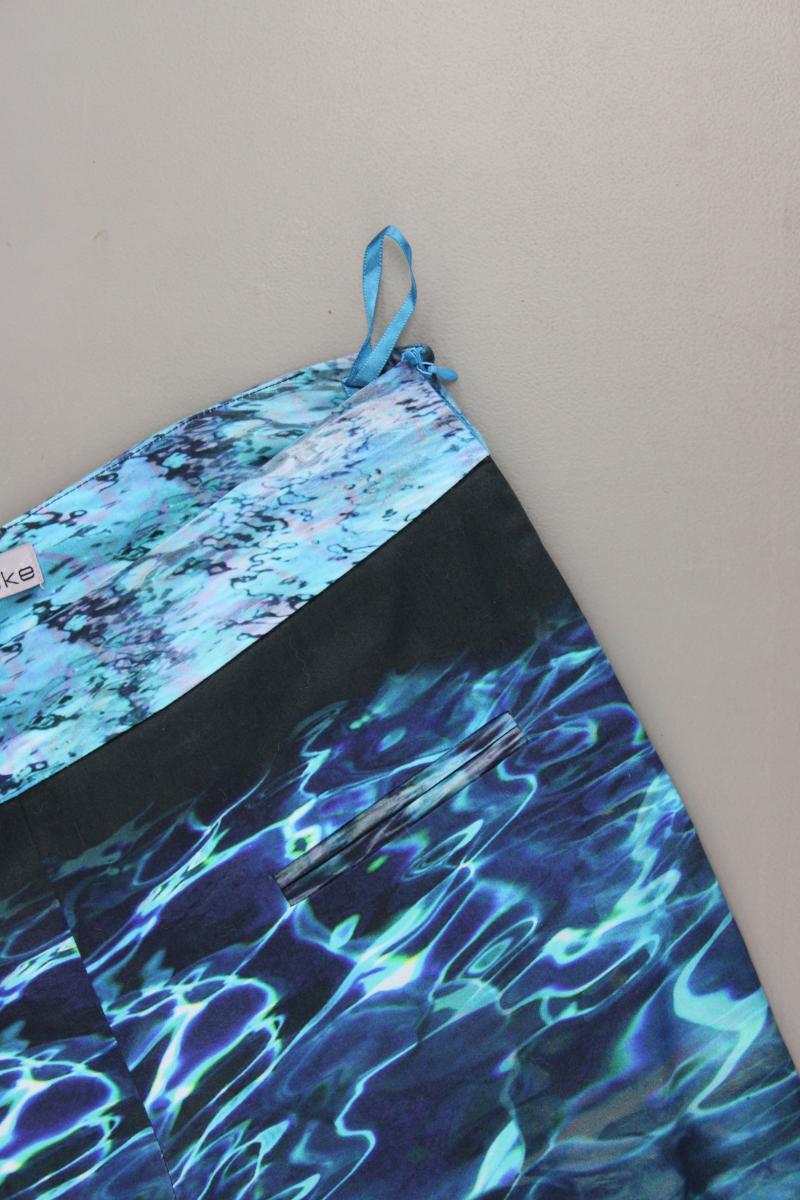 Ashley Brooke Hose mit Wassermuster Gr. 36 blau aus Baumwolle