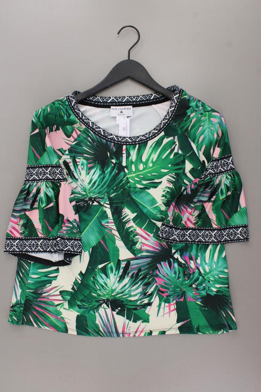 rick cardona Printshirt Gr. 38 neuwertig 3/4 Ärmel grün aus Polyester