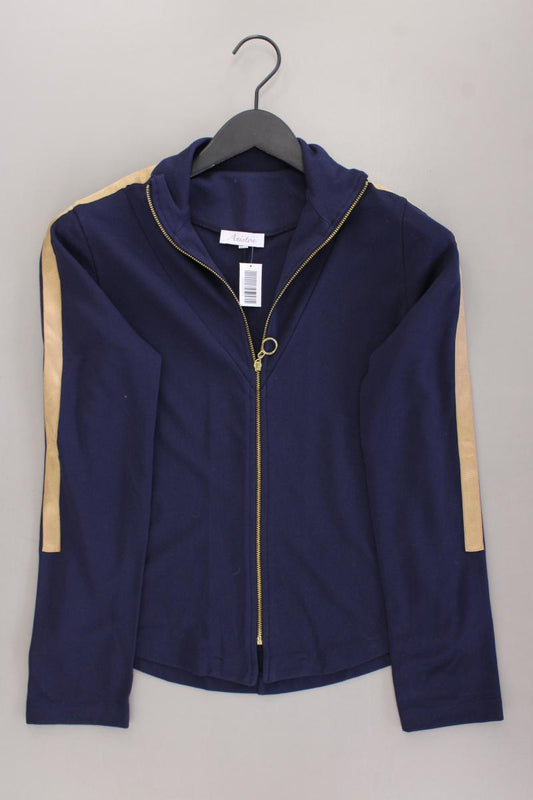 Aniston Regular Cardigan Gr. 38 Langarm blau aus Viskose