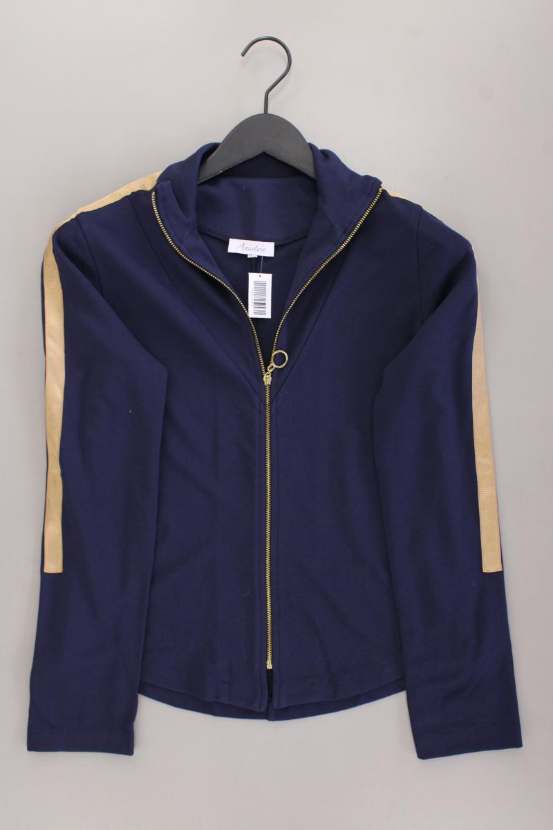 Aniston Regular Cardigan Gr. 38 Langarm blau aus Viskose