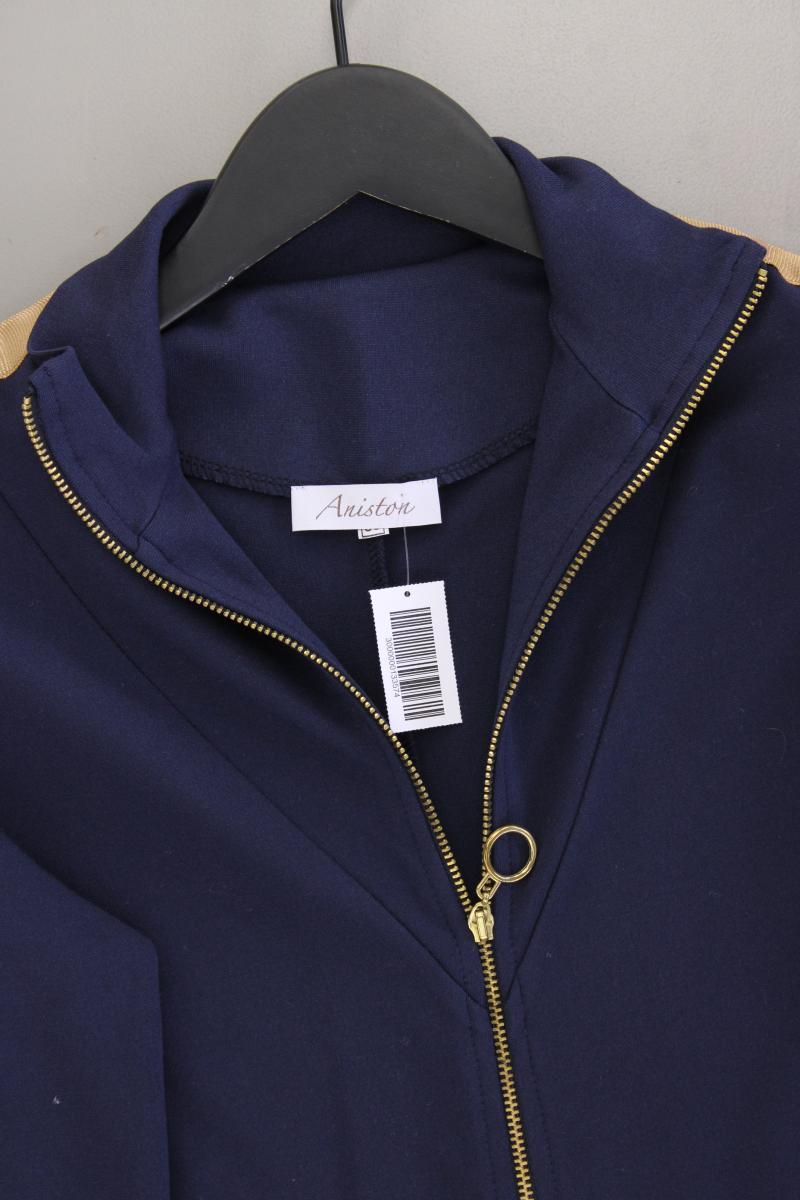 Aniston Regular Cardigan Gr. 38 Langarm blau aus Viskose