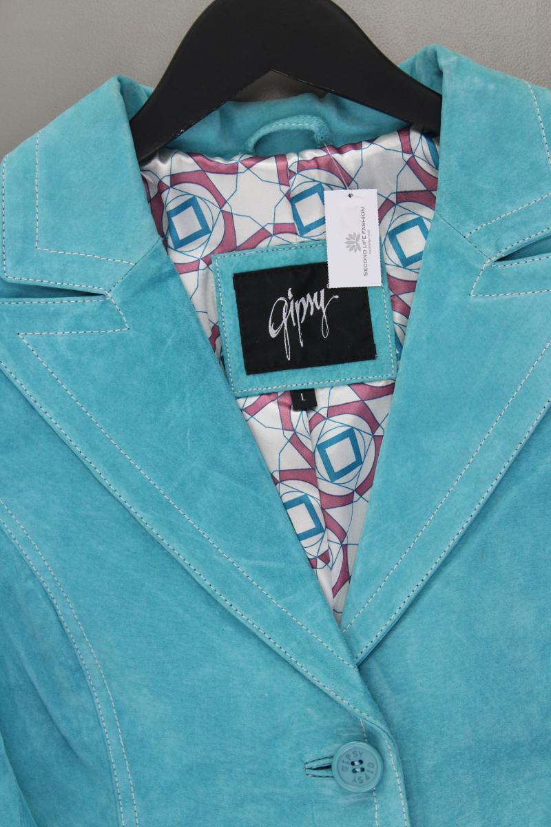 Gipsy Lederjacke Gr. L türkis