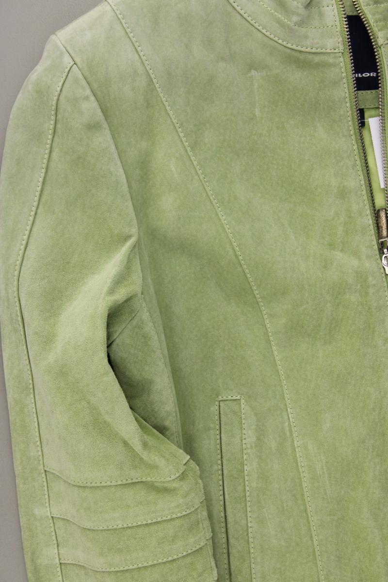 Tom Tailor Lederjacke Gr. 38 Vintage grün