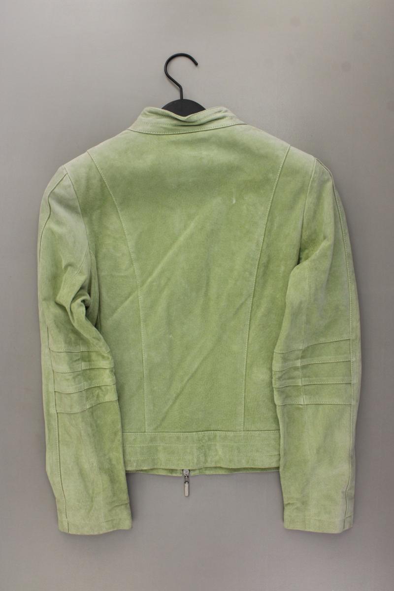 Tom Tailor Lederjacke Gr. 38 Vintage grün