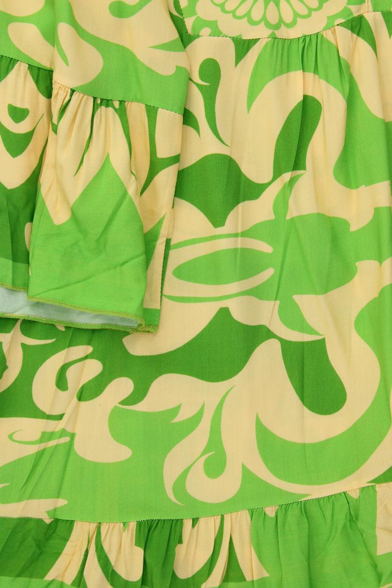 Made in Italy Sommerkleid Gr. OneSize neuwertig 3/4 Ärmel grün aus Viskose