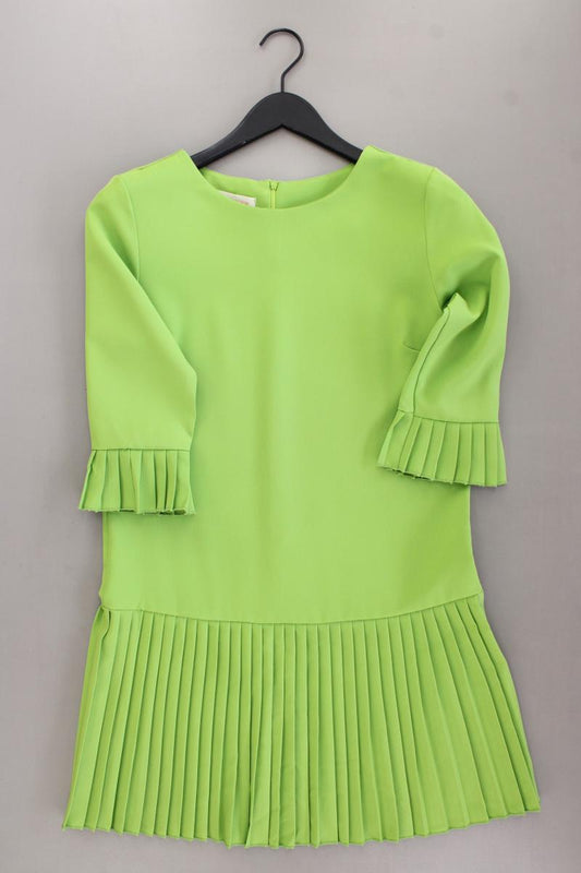 New Collection Plisséekleid Gr. M neuwertig 3/4 Ärmel grün aus Polyester