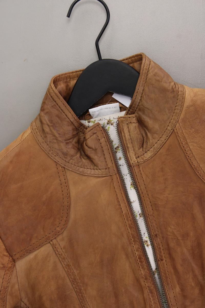 Street One Lederjacke Gr. 40 braun