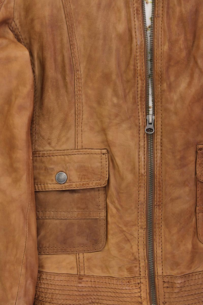Street One Lederjacke Gr. 40 braun