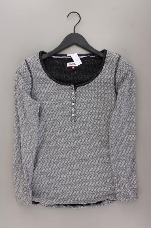 Hilfiger Denim Longsleeve-Shirt Gr. M Langarm grau aus Baumwolle