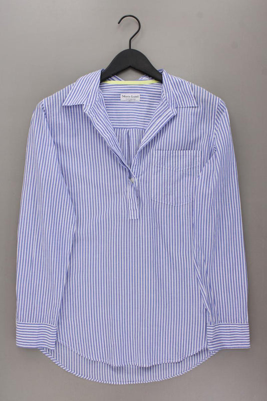 Marie Lund Langarmbluse Gr. 40 gestreift blau