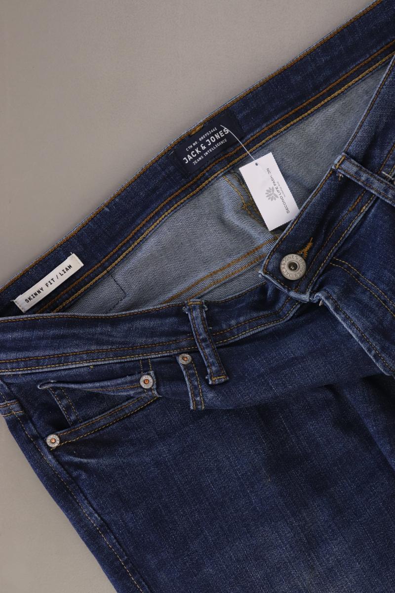 Jack & Jones SKinny Fit/Lian Jeans für Herren Gr. W34/L32 blau