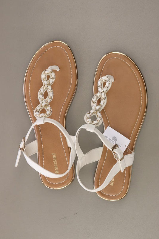 Sandalen Gr. 39 weiß