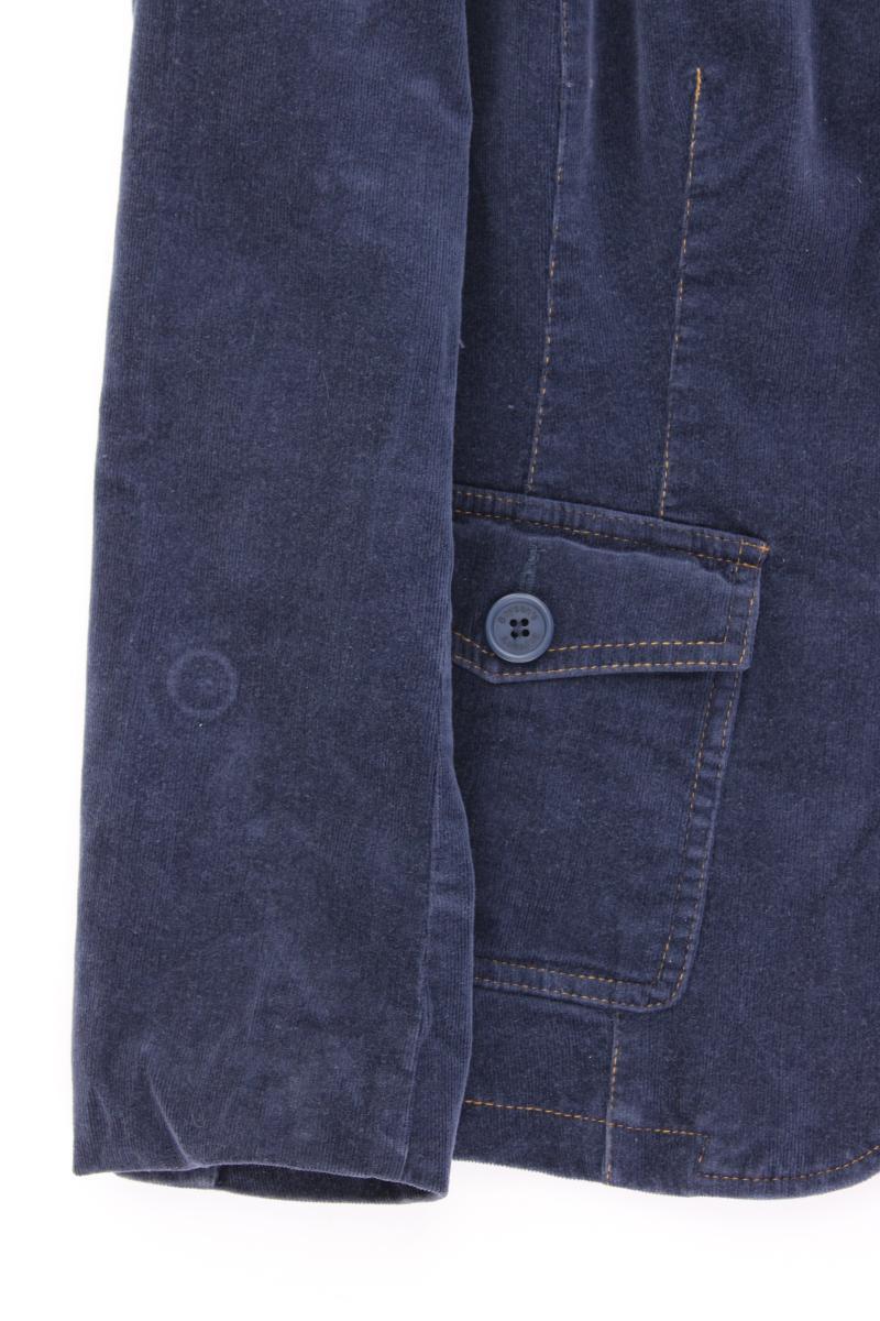 Boysens Samtblazer Gr. Kurzgröße 20 blau aus Baumwolle